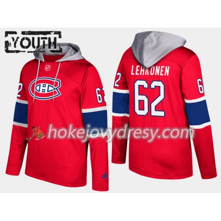 Montreal Canadiens Artturi Lehkonen 62 N001 Pullover Mikiny Hooded - Dětské 